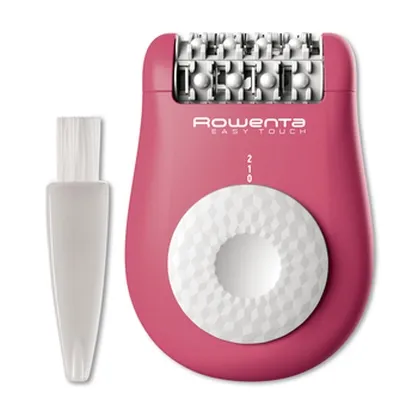 Епилатор, Rowenta EP1110F1, Easy Touch NEON Pink, compact, 2 speeds, cleaning brush, beginner attachment - image 1