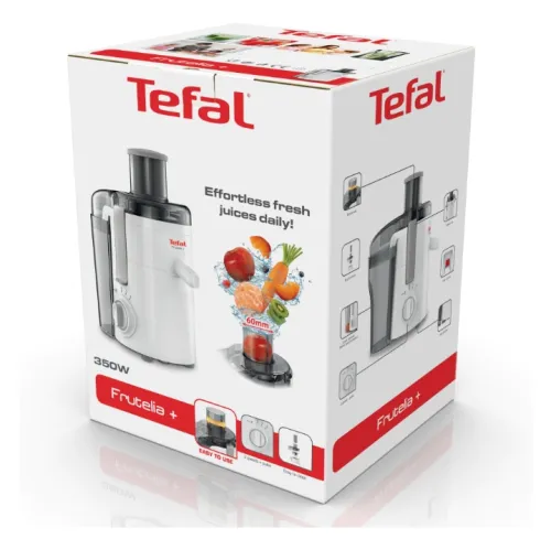 Сокоизстисквачка, Tefal ZE370138 Frutelia+, plastic, white - image 4