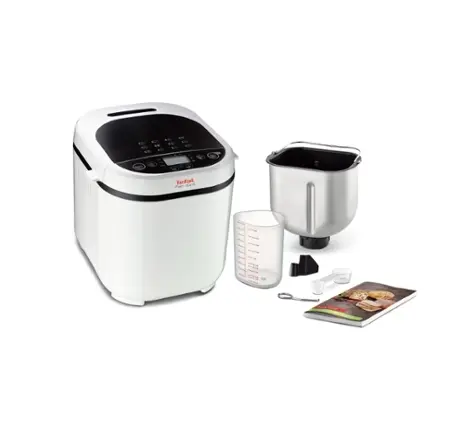 Хлебопекарна, Tefal PF210138, Pain Dore, Breadmaker, 500/750/1 kg, 12 automatic programs, 720W, 3 Levels of crust roasting, LCD display, delayed start, white - image 2
