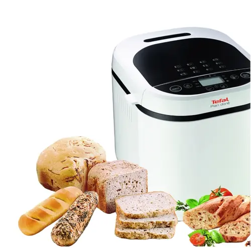 Mașină de făcut pâine, Tefal PF210138, Pain Dore, Mașină de pâine, 500/750/1 kg, 12 programe automate, 720W, 3 niveluri de rumenire a crustei, ecran - 7