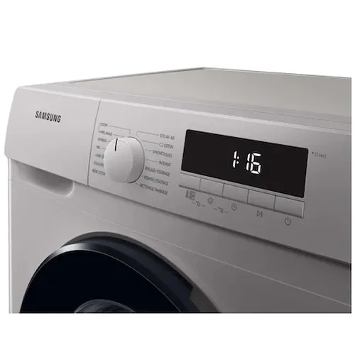 Пералня, Samsung WW80T304MBS/LE, Washing machine 8 kg, 1400 rpm, Slim, Energy Efficiency D, Spin Efficiency B, Digital Inverter Technology, Quick Wash, Drum Clean, silver, black door - image 7