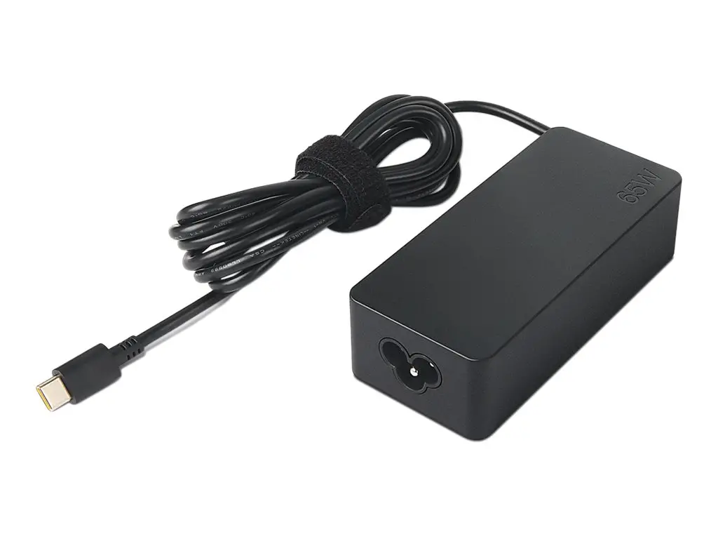 Adaptor, Lenovo 65W Standard AC Adapter (USB Type-C)
