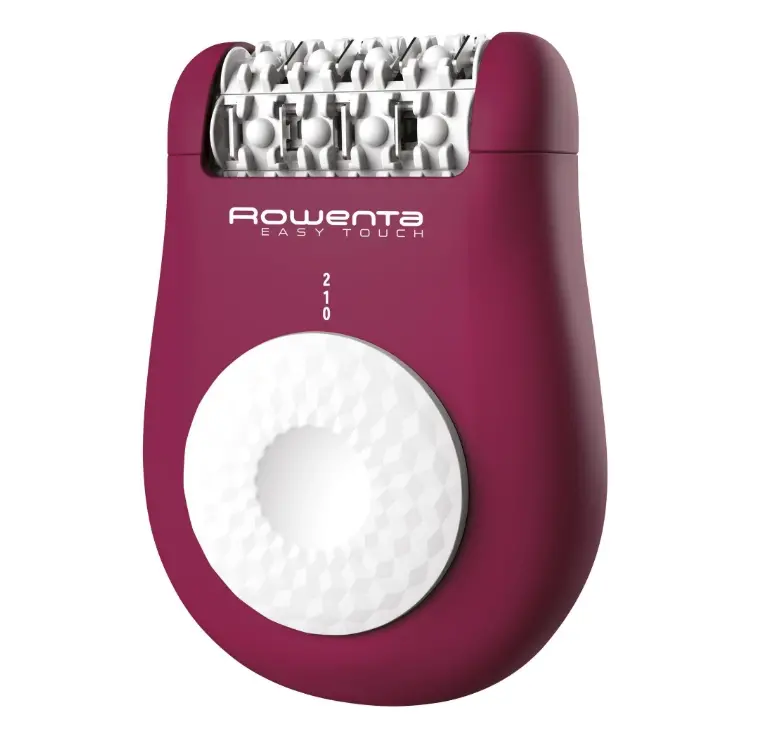 Epilator, Rowenta EP1120F1 Easy Touch DARK Pink, compact, 2 viteze, perie de curățare, accesoriu pentru începători - image 1