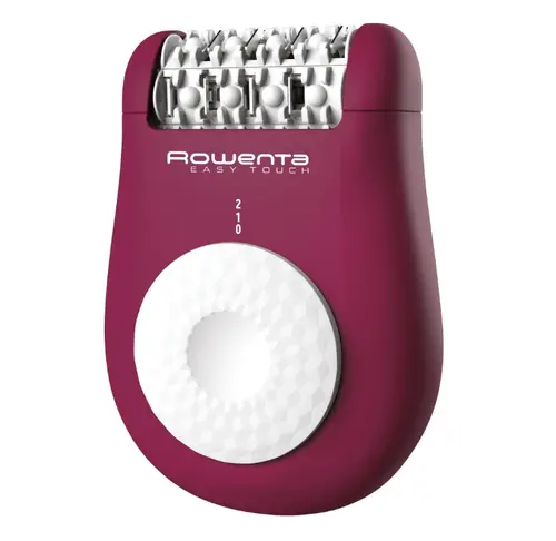 Epilator, Rowenta EP1120F1 Easy Touch DARK Pink, compact, 2 viteze, perie de curățare, accesoriu pentru începători - 2