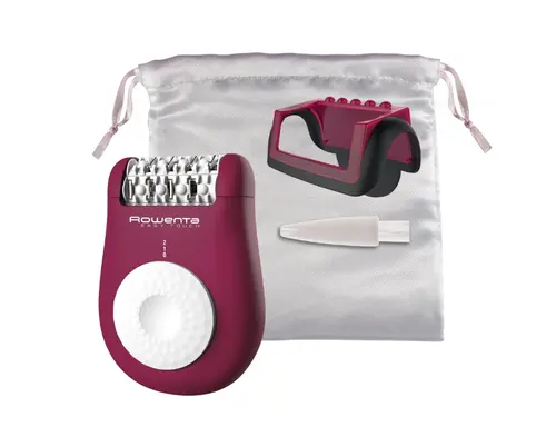 Αποτριχωτική συσκευή, Rowenta EP1120F1 Easy Touch DARK Pink, συμπαγής, 2 ταχύτητες, βούρτσα καθαρισμού, εξάρτημα για αρχάριους - 4