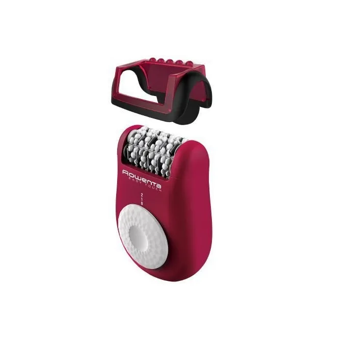 Епилатор, Rowenta EP1120F1 Easy Touch DARK Pink,  compact, 2 speeds, cleaning brush, beginner attachment - image 4