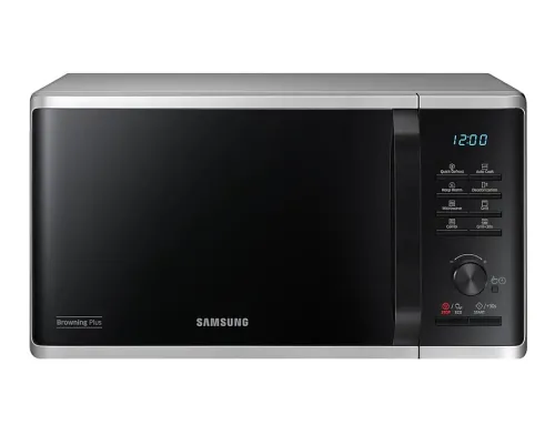 Микровълнова печка, Samsung MG23K3515AS/OL, Microwave, 23l, Grill, 800W, LED Display, Silver