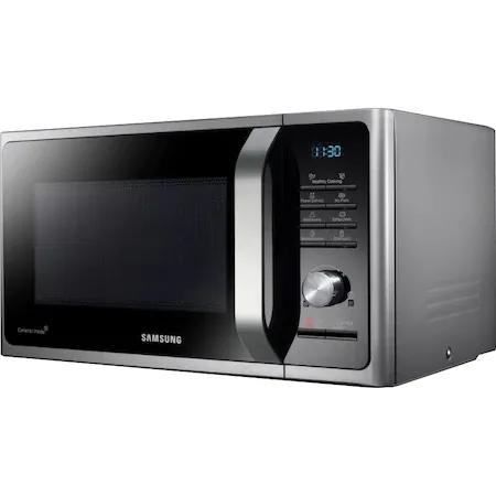 Микровълнова печка, Samsung MS28F303TAS/OL, Microwave, 28l, 1500 W, LED Display, Auto programs, ECO Mode, Silver - image 1