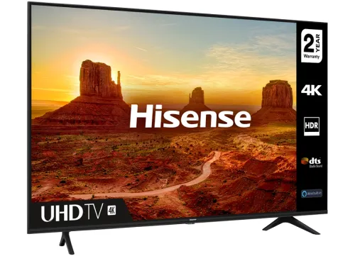 Телевизор, Hisense 43" A7100F, 4K Ultra HD 3840x2160, DLED, HDR 10, HLG, Dolby Audio, DTS, Smart TV, WiFi, WiFi Direct, BT, 3xHDMI, 2xUSB, LAN, CI+, DVB-T2/C/S2, Black - image 1