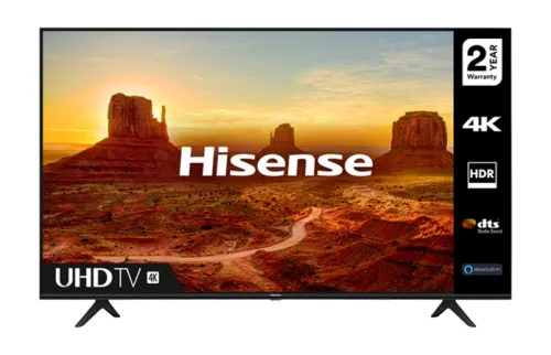 Телевизор, Hisense 43" A7100F, 4K Ultra HD 3840x2160, DLED, HDR 10, HLG, Dolby Audio, DTS, Smart TV, WiFi, WiFi Direct, BT, 3xHDMI, 2xUSB, LAN, CI+, DVB-T2/C/S2, Black