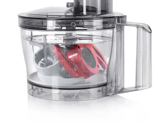 Κουζινομηχανή, Bosch MCM3501M, Food processor, MultiTalent 3, 800 W, πρόσθετο εξάρτημα μίξερ, Chopper, μύλος, εξάρτημα ζύμης, μαύρο, βουρτσισμένο - 2