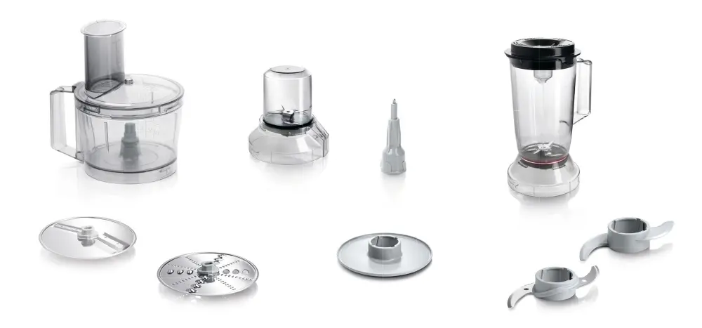 Robot de bucătărie, Bosch MCM3501M, Food processor, MultiTalent 3, 800 W, accesoriu suplimentar de mixer, Chopper, râșniță, accesoriu pentru aluat - image 3