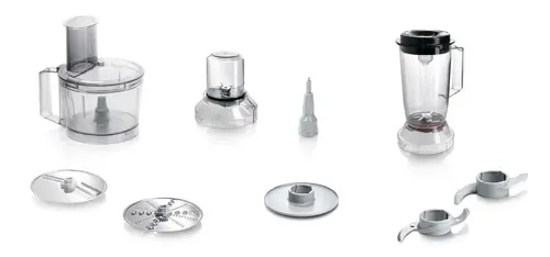 Robot de bucătărie, Bosch MCM3501M, Food processor, MultiTalent 3, 800 W, accesoriu suplimentar de mixer, Chopper, râșniță, accesoriu pentru aluat - 4