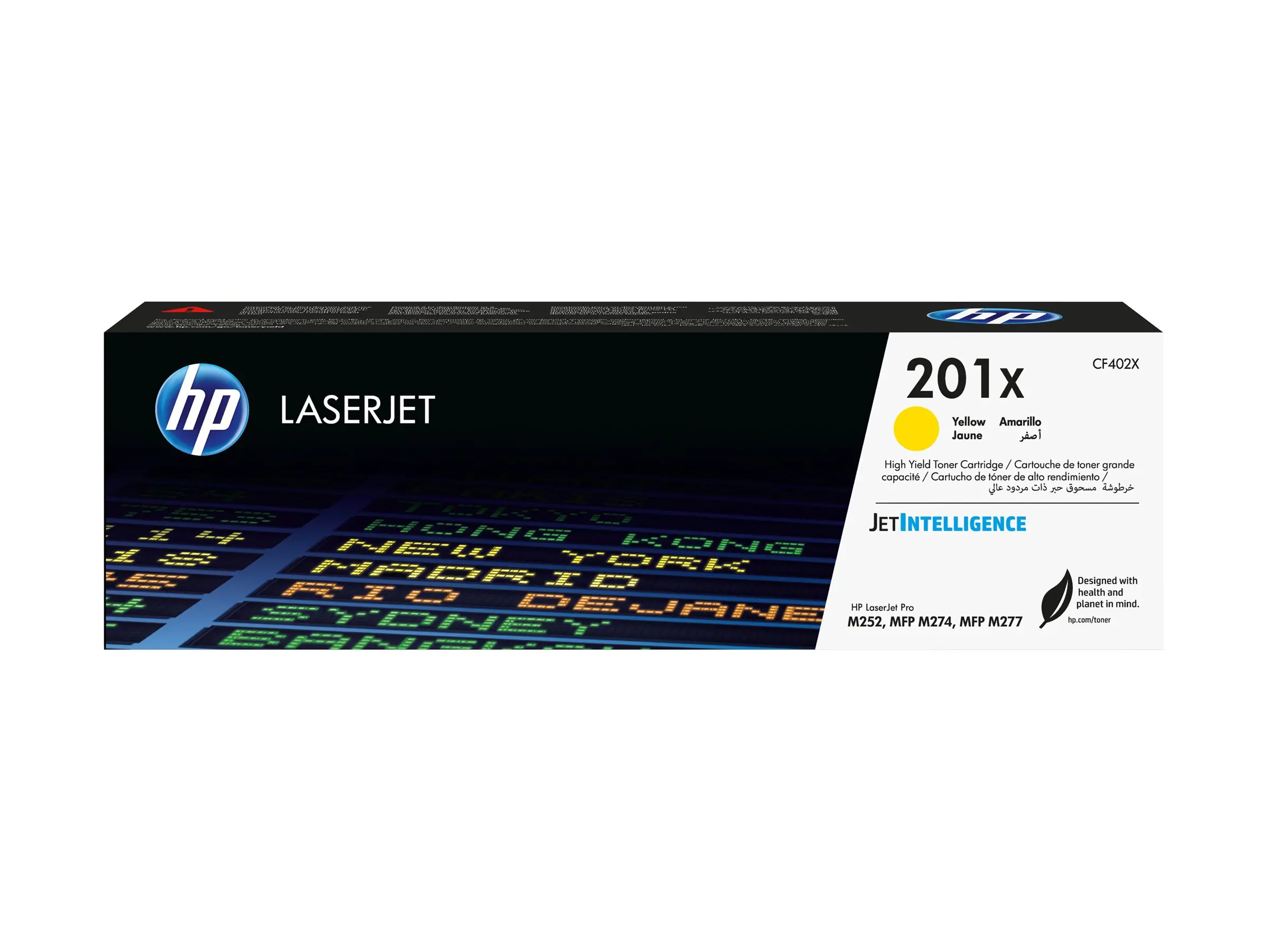 Консуматив, HP 201X High Capacity Yellow Original LaserJet Toner Cartridge (CF402X)