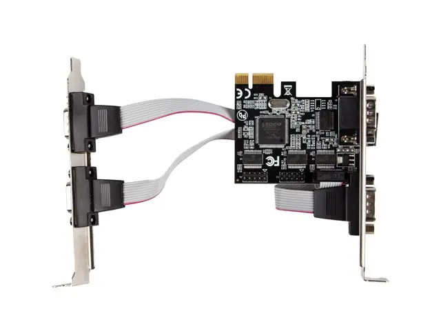Κάρτα δικτύου, Lanberg κάρτα επέκτασης PCI-express 4x com + βραχίονας χαμηλού προφίλ - image 1