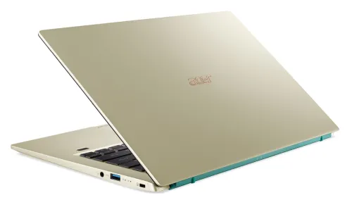 Лаптоп, Acer Swift 3X, SF314-510G-538Y, Intel Core i5-1135G7 (up to 4.2Ghz, 8MB), 14" FHD IPS NarrowBoarder, HD Cam, 8GB DDR4, 512GB PCIe SSD, Intel Iris Xe Graphics, TPM, Wi-Fi 6ax, BT, KB Backlight, FPR, Win 10 Pro, Gold - image 2