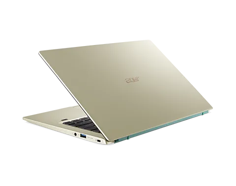 Лаптоп, Acer Swift 3X, SF314-510G-538Y, Intel Core i5-1135G7 (up to 4.2Ghz, 8MB), 14" FHD IPS NarrowBoarder, HD Cam, 8GB DDR4, 512GB PCIe SSD, Intel Iris Xe Graphics, TPM, Wi-Fi 6ax, BT, KB Backlight, FPR, Win 10 Pro, Gold - image 3