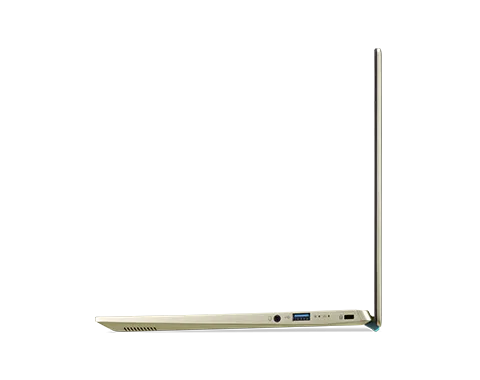 Лаптоп, Acer Swift 3X, SF314-510G-538Y, Intel Core i5-1135G7 (up to 4.2Ghz, 8MB), 14" FHD IPS NarrowBoarder, HD Cam, 8GB DDR4, 512GB PCIe SSD, Intel Iris Xe Graphics, TPM, Wi-Fi 6ax, BT, KB Backlight, FPR, Win 10 Pro, Gold - image 4