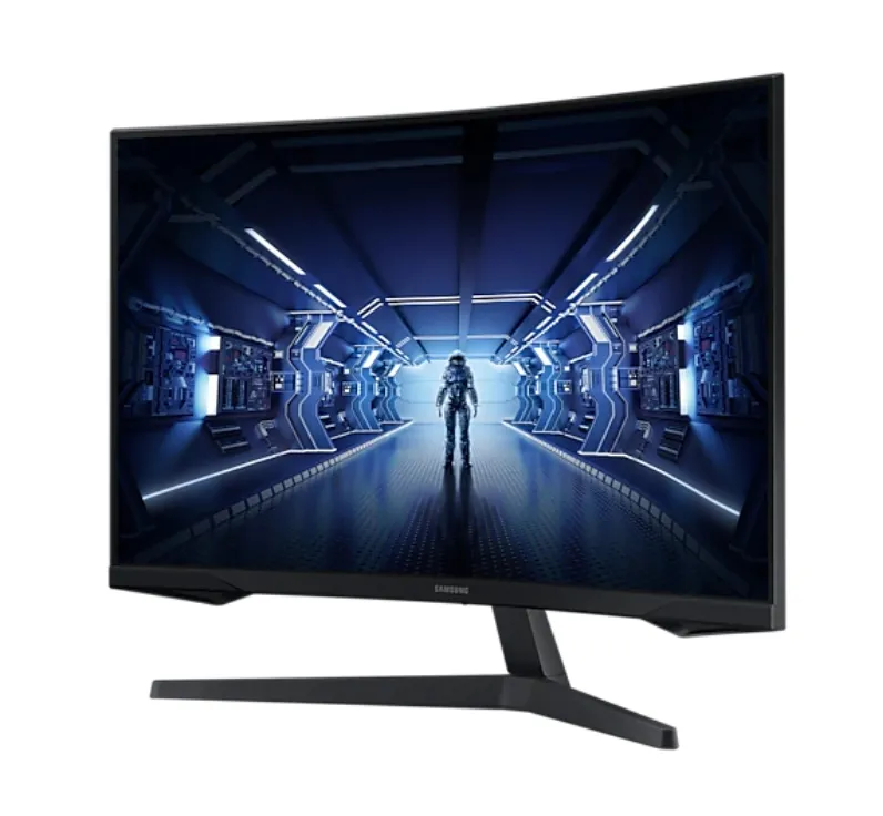Монитор, Samsung 32G55, 32" Curved VA LED, 1000R, 144 Hz, 1 ms, HDR 10, 2560x1440, 250 cd/m2, 2500:1 Contrast, Mega DCR, Black Equalizer, FreeSync Premium, Eye Saver Mode, Flicker Free, Display Port 1.2, HDMI 2.0, Headphone, 178°/178°, Black - image 2