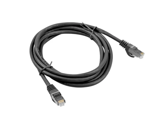 Кабел, Lanberg patch cord CAT.6 FTP 1m, black - image 1