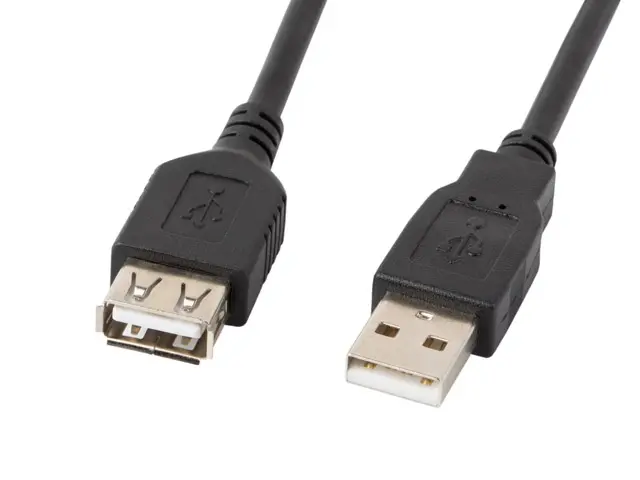 Cablu, Lanberg prelungitor USB 2.0 AM-AF 2.0, 3m, negru