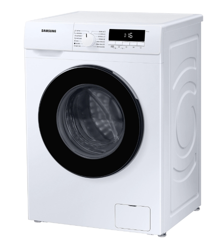 Пералня, Samsung WW90T304MBW/LE, Washing machine 9 kg, 1400 rpm, Energy Efficiency D, Spin Efficiency B, Digital Inverter Technology, Quick Wash, Drum Clean, white, black door - image 2