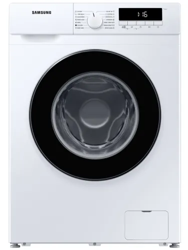 Пералня, Samsung WW90T304MBW/LE, Washing machine 9 kg, 1400 rpm, Energy Efficiency D, Spin Efficiency B, Digital Inverter Technology, Quick Wash, Drum Clean, white, black door