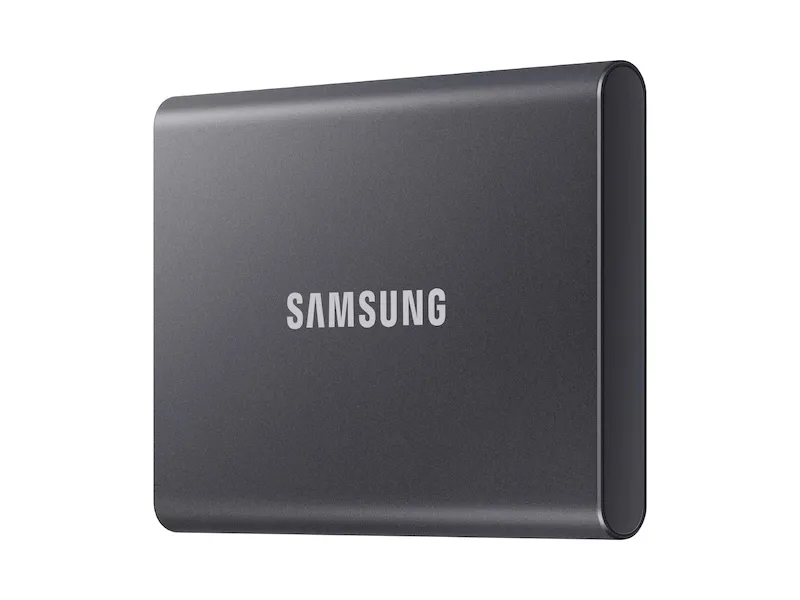 Твърд диск, Samsung Portable SSD T7 500GB, USB 3.2, Read 1050 MB/s Write 1000 MB/s, Titan Gray - image 1