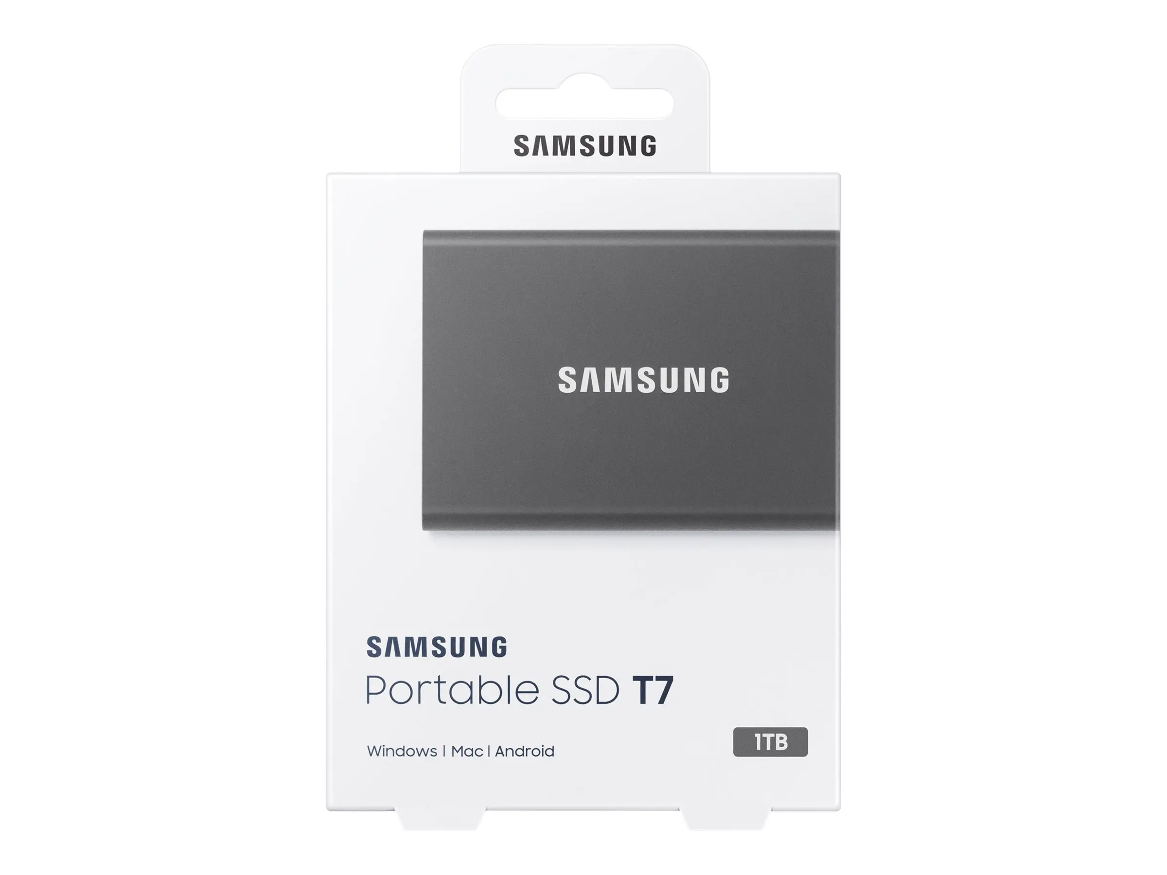 Hard disk, Samsung Portable SSD T7 1TB, USB 3.2, Citire 1050 MB/s Scriere 1000 MB/s, Titan Gray - image 2