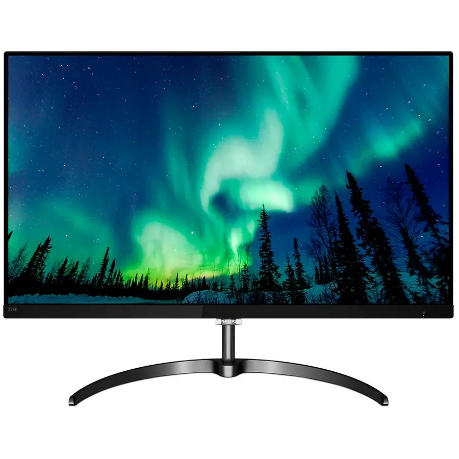 Монитор, Philips 276E8VJSB, 27" IPS WLED, 3840x2160@60Hz, 5ms GTG, 350cd/m2, 1000:1, DC20M:1, FlickerFree, Low Blue Mode, Tilt, 2xHDMI, DP