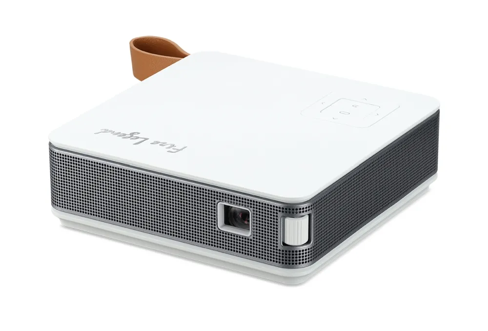 Мултимедиен проектор, AOPEN PV12 (powered by Acer), 480p (854 x 480), 700 LED Lm, 5 000:1, Collapsible Stand Design, Auto Portrait mode, HDMI, USB Type A, IR receiver, WiFi, 1x2W, Build-in Battery, 0.440Kg, Dark Grey - image 1