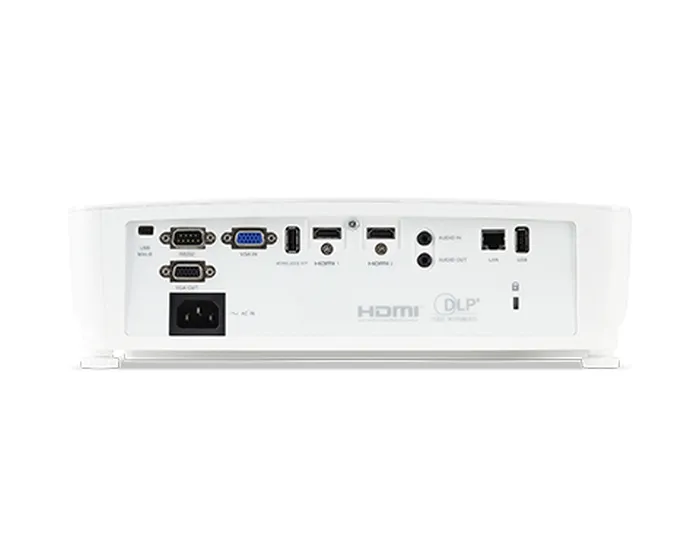 Мултимедиен проектор, Acer Projector P1560BTi, DLP, 1080p (1920x1080), 4000 ANSI Lm, 20000:1, 3D, Wireless dongle included, 2xHDMI, VGA in/out, RS232, RJ45, WPS1, TX-H, 2xUSB(Type A, 5V/1A, dongle), USB(micro B), Audio in/out, 1x2W, 2.6kg, White - image 4