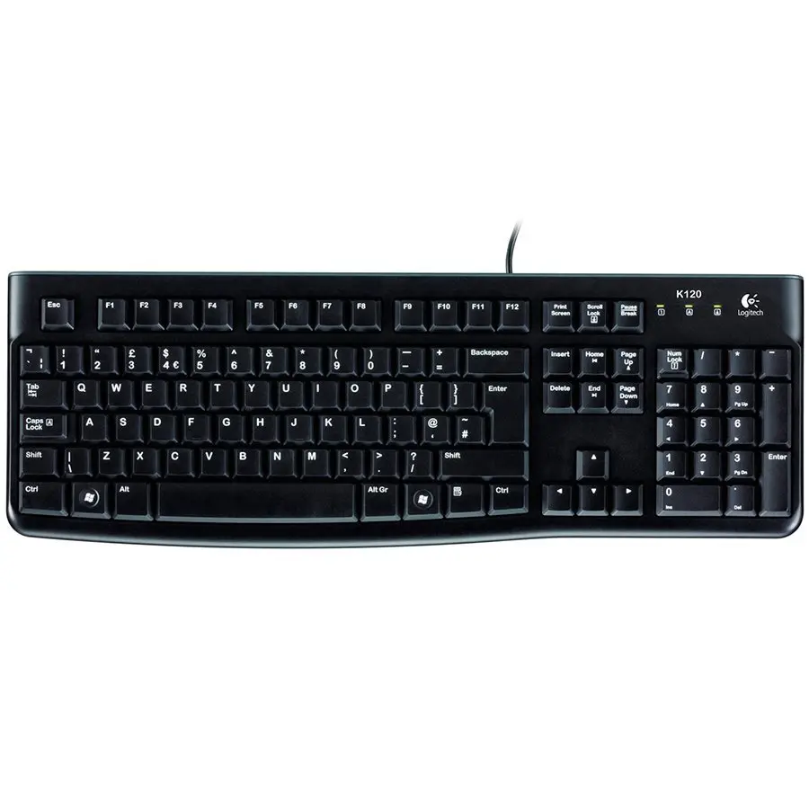 Πληκτρολόγιο, Logitech Keyboard K120 - US INTL - EER - image 1