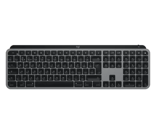 Клавиатура, Logitech MX Keys for Mac Advanced Wireless Illuminated Keyboard - SPACE GREY - US INTL - 2.4GHZ/BT - N/A - EMEA