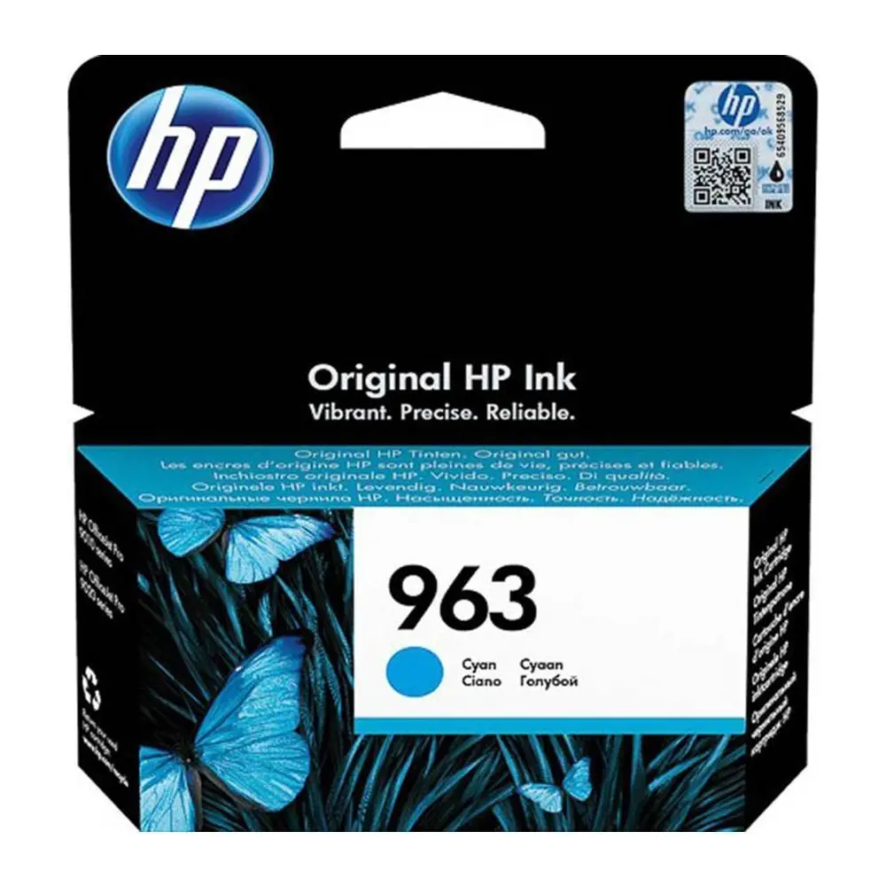 Консуматив, HP 963 Cyan Original Ink Cartridge - image 1
