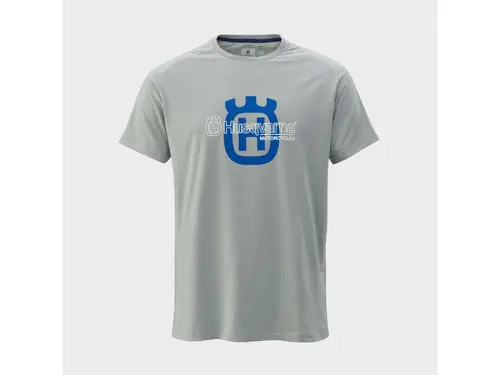 Тениска 3HS24003340 ORIGIN TEE LIGHT GREY HUSQVARNA