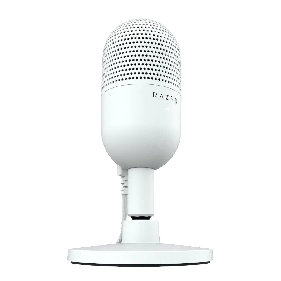 Razer Seiren V3 Mini - Alb, Microfon de streaming ultra-compact