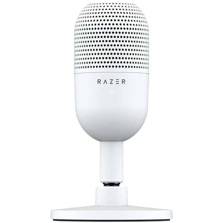 Razer Seiren V3 Mini - White, Ultra-compact Streaming Microphone