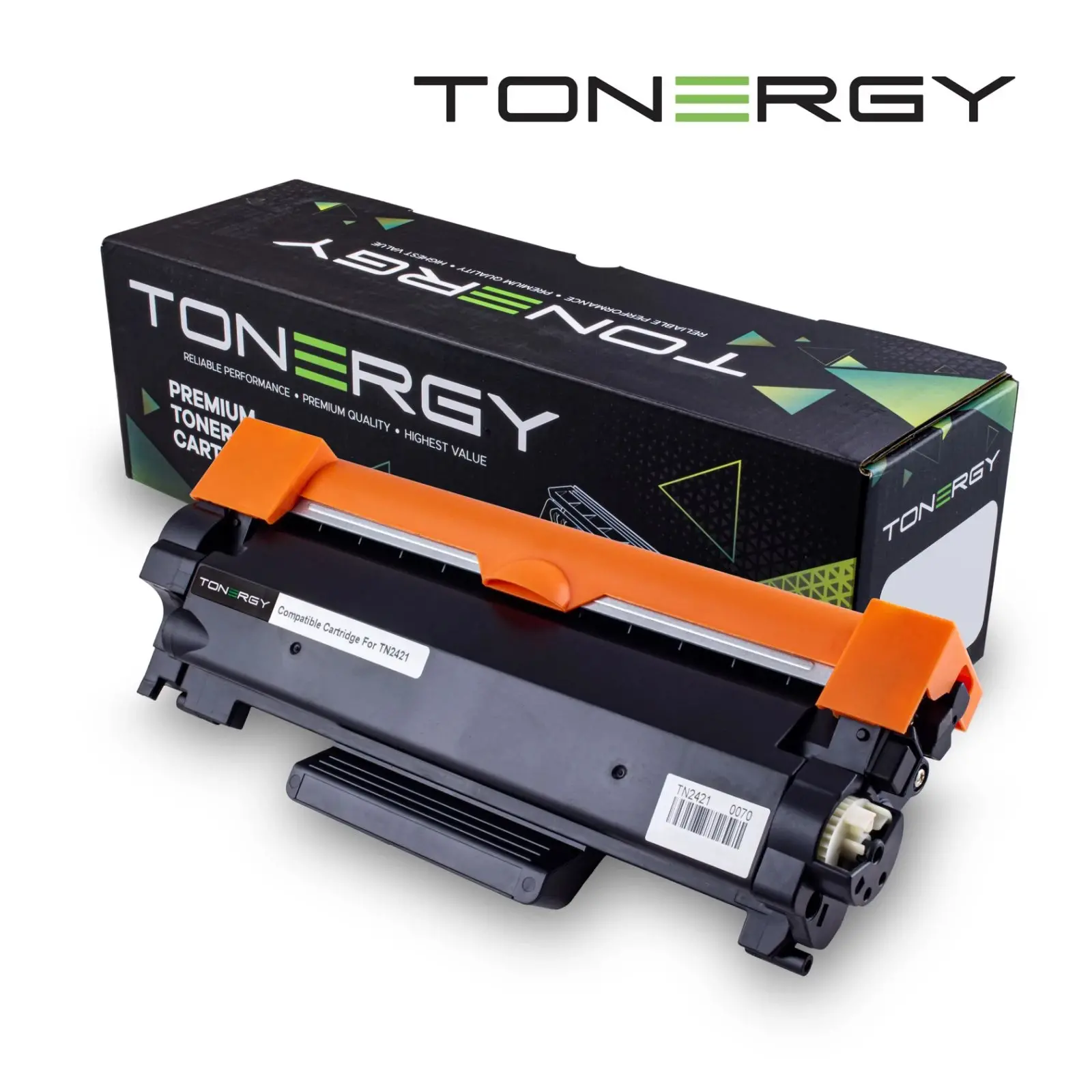 Tonergy συμβατή κασέτα τόνερ BROTHER TN-2421 μαύρο, 3k