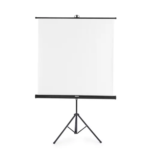 Ecran pe stativ 125x125 cm, 2 în 1, set mobil, 21575 - 1