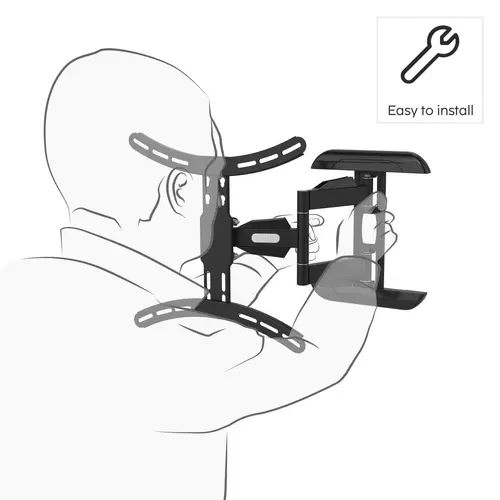 Стенна стойка за TV Fullmotion, 165 см, 32-65 ", 220834 - image 18