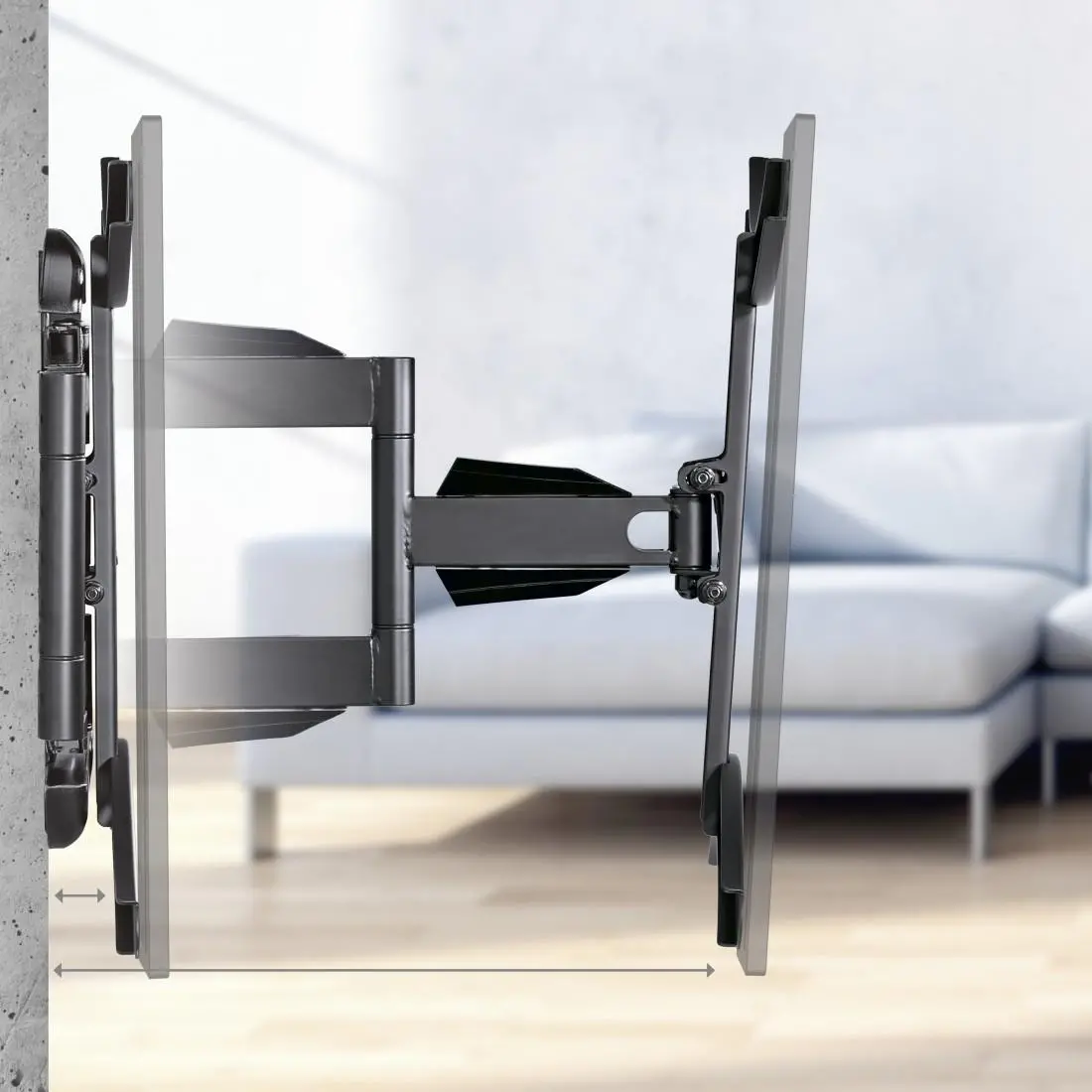 Стенна стойка за TV Fullmotion, 165 см, 32-65 ", 220834 - image 2