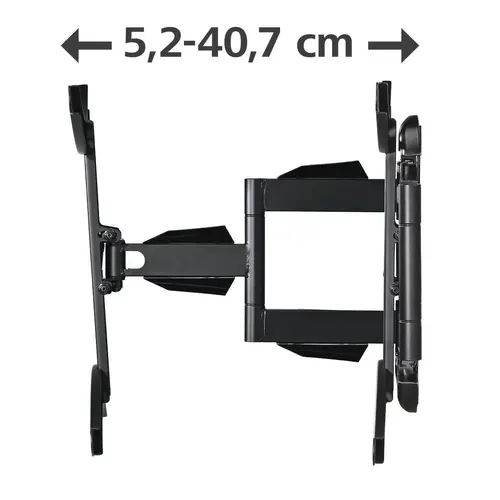 Επιτοίχια βάση τηλεόρασης Fullmotion, 165 εκ., 32-65 ", 220834 - 7