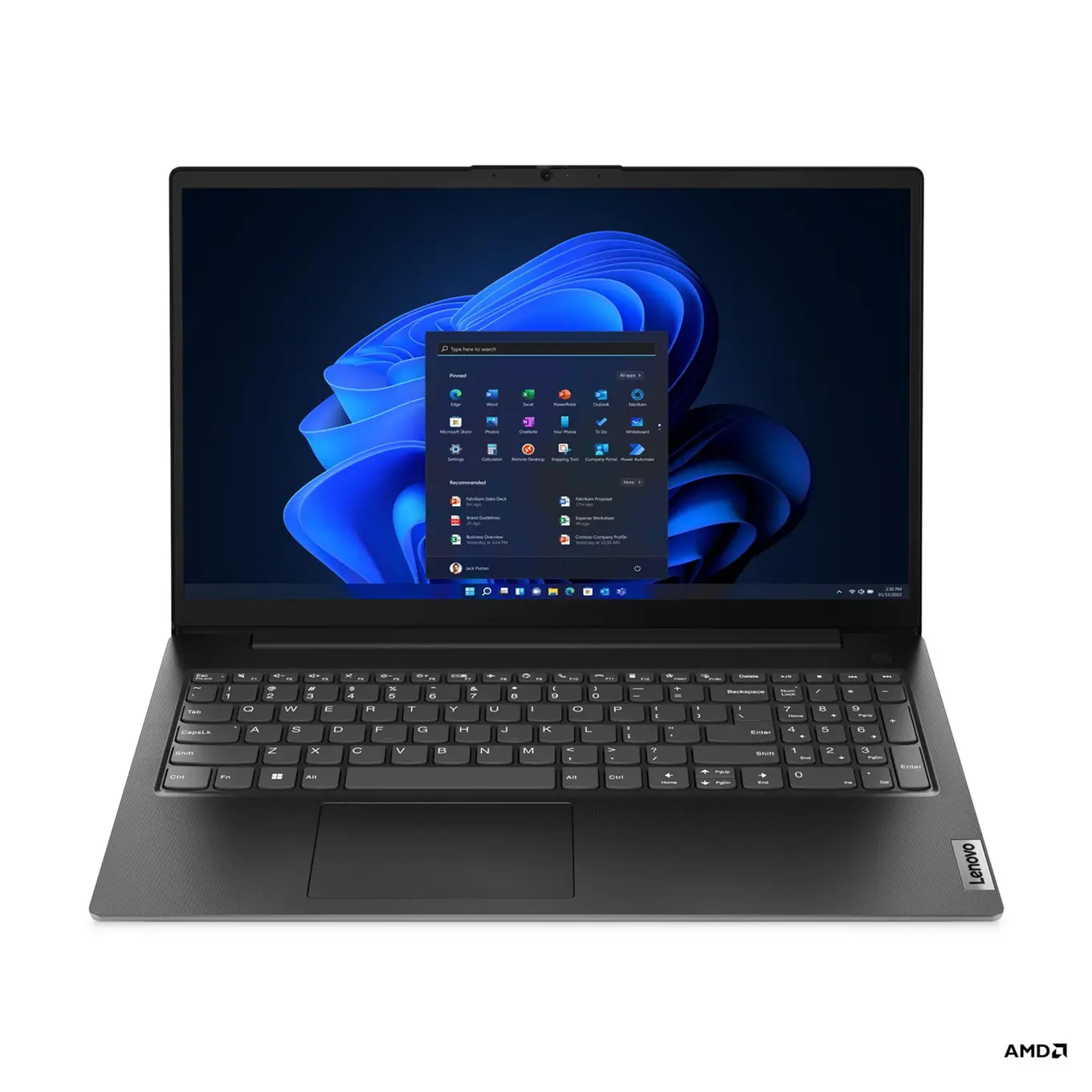 Laptop, Lenovo V15 G4 AMD Ryzen 5 7520U (up to 4.3GHz, 4MB), 16GB LPDDR5 5500MHz, 512GB SSD, 15.6" FHD (1920x1080) TN AG, AMD Radeon 610M Graphics