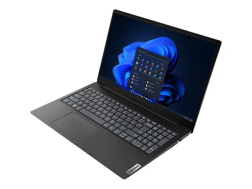Лаптоп, Lenovo V15 G4 AMD Ryzen 5 7520U (up to 4.3GHz, 4MB), 16GB LPDDR5 5500MHz, 512GB SSD, 15.6" FHD (1920x1080) TN AG, AMD Radeon 610M Graphics, WLAN, BT, HD 720p Cam, 2 cell, Black, DOS, 3Y CCI - image 1