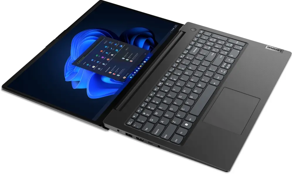 Лаптоп, Lenovo V15 G4 AMD Ryzen 5 7520U (up to 4.3GHz, 4MB), 16GB LPDDR5 5500MHz, 512GB SSD, 15.6" FHD (1920x1080) TN AG, AMD Radeon 610M Graphics, WLAN, BT, HD 720p Cam, 2 cell, Black, DOS, 3Y CCI - image 5