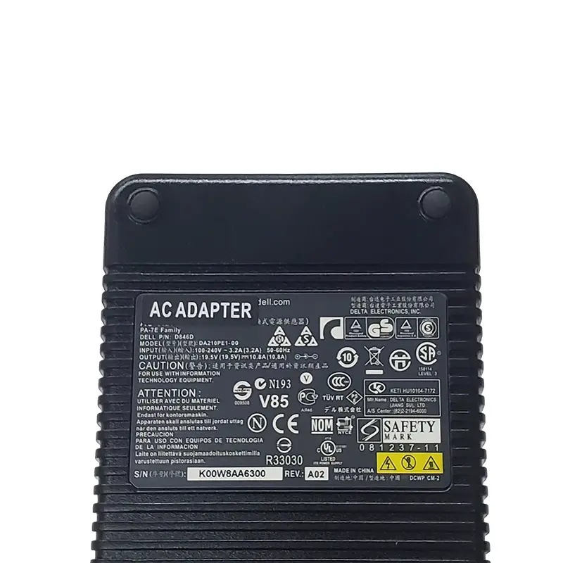 Makki зарядно за лаптоп заместител Laptop Adapter DELL - 19.5V 10.8A 180W 7.4x5.0mm - MAKKI-NA-DL-77 - image 2