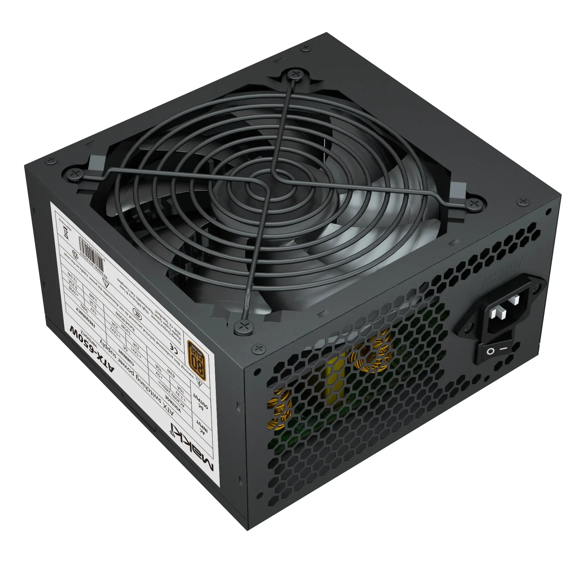 Makki захранване PSU 650W Bronze Version 2 - MAKKI-ATX-650V2 - image 2