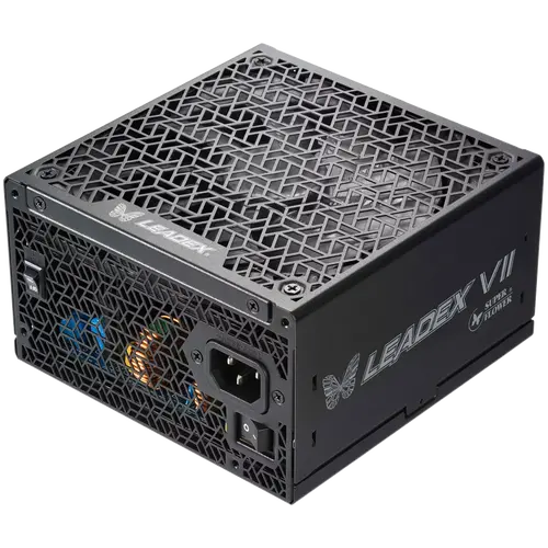 Super Flower Leadex VII XG 850W ATX 3.1, 80 Plus Gold, Fully Modular, Flat Cables, 140mm Fan, 150mmx150mmx86mm, 10 Year Warranty