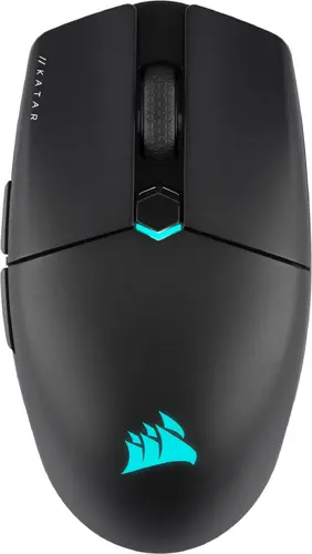 CORSAIR KATAR Elite Wireless Gaming Mouse, Black, 26000 DPI, Optical